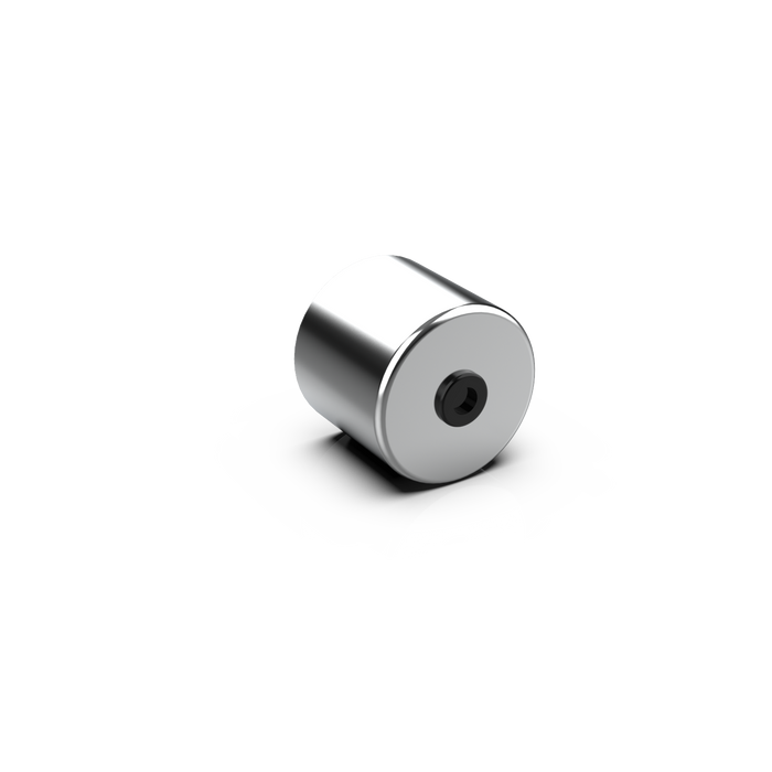 Aluminum End Cover for 1.50" Round Profiles