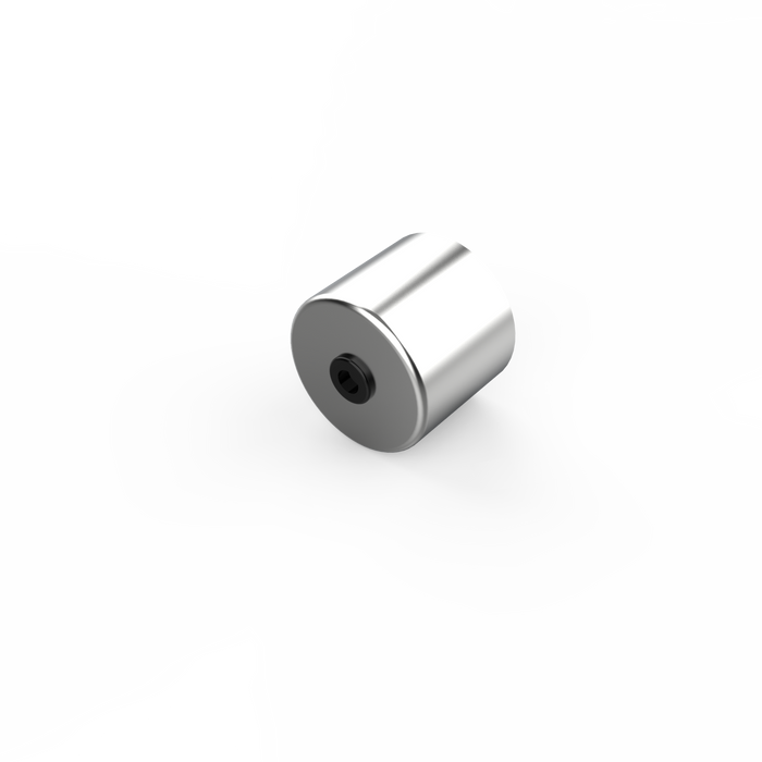 Aluminum End Cover for 1.50" Round Profiles