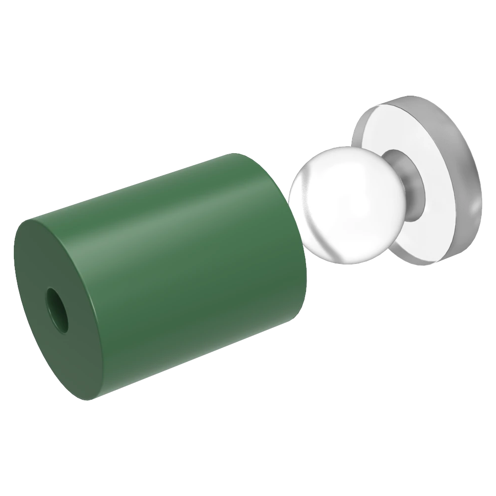 Snapfix Hidden Clip-In Acrylic Standoffs For Signs ~ Small - Wired4Signs USA - Buy LED lighting online