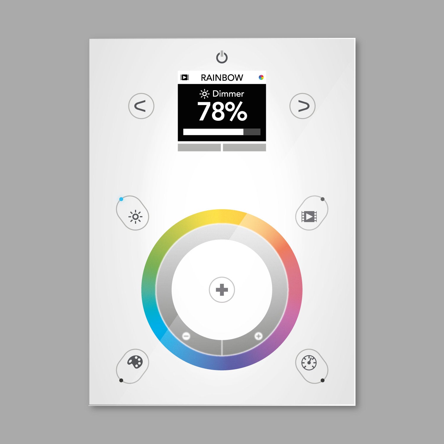 Wall-mounted Touch Sensitive DMX Lighting Controller ~ Nicolaudie STICK-DE3