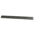 The Straight Joint for Ricardo Profile is a flat metal joining bar featuring four evenly spaced threaded holes, displayed against a white background.