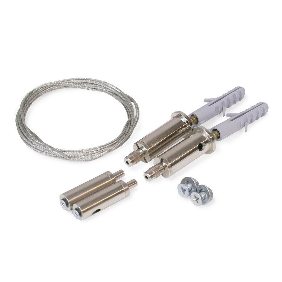 Suspension sling kit for suspended LED lighting profiles