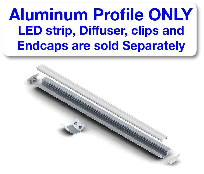 45 Degree Corner LED Channel ~ Model Alu-Corner - Wired4Signs USA - Buy LED lighting online