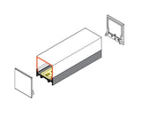 E9 End Cap for Vario30-01 Profile - Wired4Signs USA - Buy LED lighting online