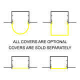 1.3" Deep-Section Plaster-in Drywall LED Channel ~ Model Vario30-05 - Wired4Signs USA - Buy LED lighting online