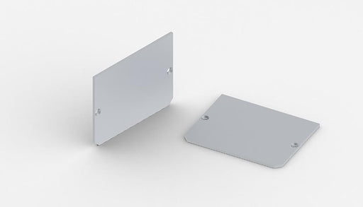 Aluminum end cap for profile PL55-FL without cable hole - Wired4Signs USA - Buy LED lighting online