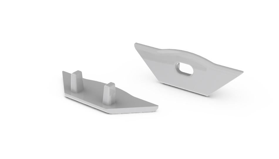 ABS end cap for ALU-Corner LED profile