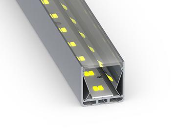 Surface Mount LED Aluminum Channel ~ Model SPL35-FL [Profile Only] - Wired4Signs USA - Buy LED lighting online